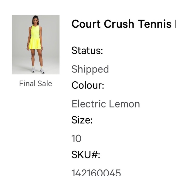 lululemon athletica Pants - Lululemon tennis dress